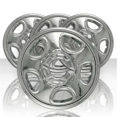 Set Of 4 Chevy 1500 6 Lug 16' Chrome Wheel Skins Rim Simulators Hubcaps Covers • $90.98