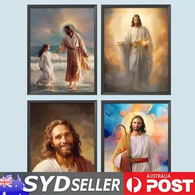 5D DIY Full Round Drill Diamond Painting Jesus Kit Home Decoration Art Craft • $11.39