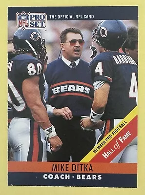 1990 Pro Set Football #59 Mike Ditka - Chicago Bears • $1.50