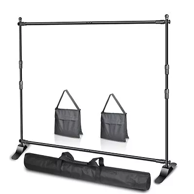 10 X 8ft (W X H) Photo Backdrop Banner Stand - Adjustable Telescopic Tube Tra... • $125.81