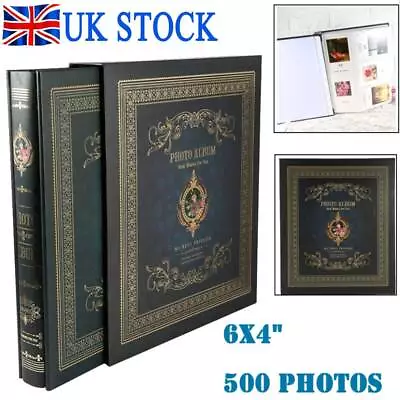 Large Memo Slip In Photo Album 500 6 X 4  Photos Memories Organiser Storage UK • £14.89