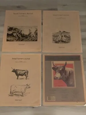 Small Farmer's Journal (Practical Horse Farming) Lot Of 4: 1981 & 2005￼ Vintage • $49.99