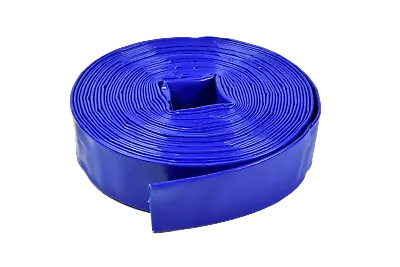 £12.65 • Buy Blue Pvc Layflat Hose-water Discharge Pump / Irrigation / Lay Flat Delivery Pipe