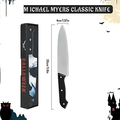 Michael Myers Plastic Butcher Knife In Box Halloween Cosplay Costume Fake Prop • $14.97