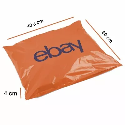 20 EBay Branded Packaging Self Seal Plastic Mailer Postage Bags 30cmx40.6cmx4cm • £5.90