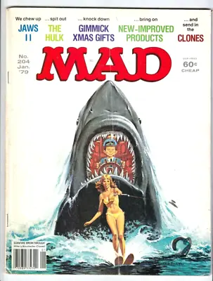 MAD Magazine #204 Jan.  1972 Jaw'd Too! Incredible Bulk Gimmick Gifts • $7.50