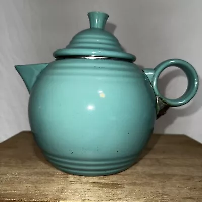 Vintage FiestaWare Teal Blue Teapot W/lid. $35..obo • $35