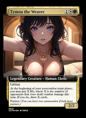 Tymna The Weaver - High Quality Altered Art Anime Waifu Lewd Custom Cards • $7.99