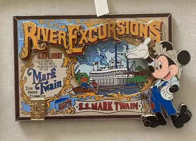 Disneyland E-Ticket Collection-Jumbo Pin-Mark Twain Riverboat-LE 500 • $150