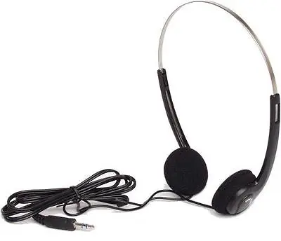 $14.55 • Buy Ultra Light Weight Headphones  For Music TV Or Computer - 1.2M Cord 3.5mm Plug