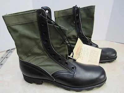 US Vietnam Era Jungle Boots Combat Size 9XN 1970 Dated Spike Protect Genesco • $64.95