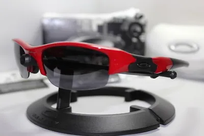 New Oakley Flak Jacket 1.0 Lipstick Red W/+Black Iridium Asian Fit 03-892J • $109.99