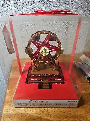 Mr. Christmas Animated Musical Ferris Wheel NOS Play Wish You Merry Christmas • $5.99