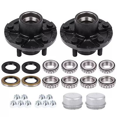 5 On 4.5 Trailer Idler Hub Kits 5 Lugs 5x4.5 2000 Lb Axle 1-1/16  Bearings • $62.99