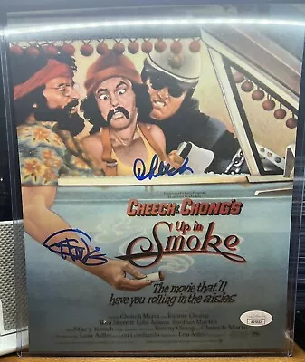 Cheech And Chong Dual Signed Autographed 8x10 Photo Up In Smoke JSA Authentic • £67.55