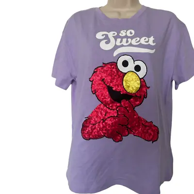 £37.96 • Buy New Zara Elmo Sesame Street T Shirt  Top Sequins Womens Sz L