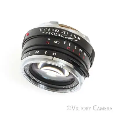 Voigtlander 40mm F1.4 Nokton Classic Prime Lens For Leica M -Clean W/ Shade- • $375