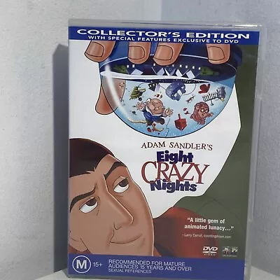 Eight Crazy Nights -Collector's Ed (DVD 2002) Adam Sandler- Region 4 🦘🇦🇺 • $14.90