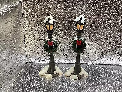 Lot Of 2~Vintage~O'Well~Christmas Village Street Lamp Post~ 5  • $8.95