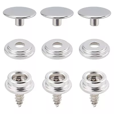 30 Sets 3/8  Stainless Steel Marine Grade Snap Button Canvas Snaps Kit Fastener • $16.99