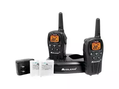 Midland KV7125 GMRS 22 Channel Walkie Talkie Set 24 Mile Range Value Pack • $86.78