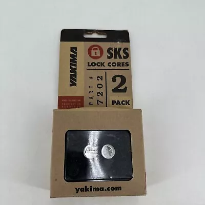 Yakima ‎SKS Lock Cores (2-Pack) A144 Part# 7202 Master And 2 Keys 2 Locks OEM • $22.95