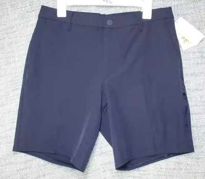 All In Motion Men's Size 34 Travel Golf Shorts Navy Blue • $12.99