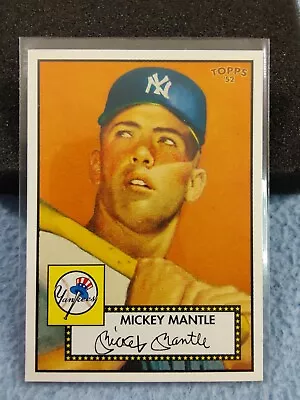 2006 Topps '52 Rookies Mickey Mantle #311 Orange Background Sp New York Yankees • $19.99