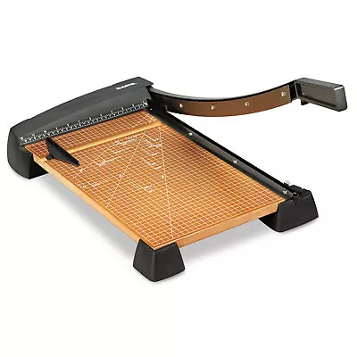 X-ACTO Heavy-Duty Wood Base Guillotine Trimmer 15 Sheets 12  X 18  26358 • $89.43