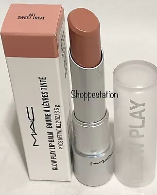 MAC Glow Play Lip Balm Shade 451 SWEET TREAT  Full Size 3.6g / 0.12oz New In Box • $30
