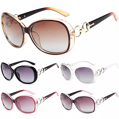 Fashion Polarized Women’s Ladies Designer Shades Oversized Sunglasses UV400 UK • £5.99