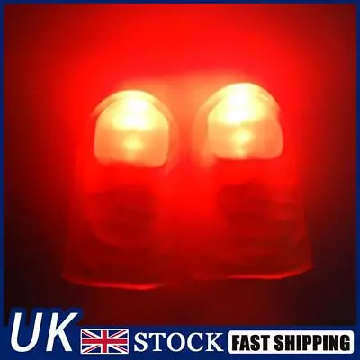 2pcs Induction Thumbs Light Silicone Finger Light For Performance (Red) • £4.84