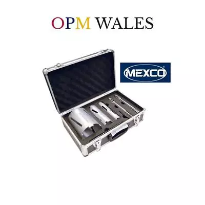 £62.15 • Buy Mexco 7 Piece Dry Diamond Core Drill Bit Set Kit For Boiler Flue Soil Pipe DCX90