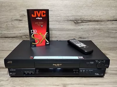 JVC HR-S3901U Super VHS VCR S-VHS Player Recorder *Serviced* • $178