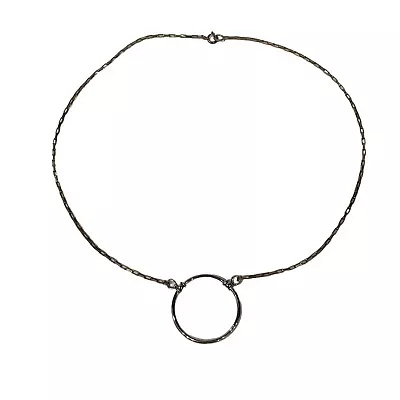 $295 LA LOOP Designer Eyeglass Necklace 19 Inch Loop: 30mm 925 Sterling Silver • $140