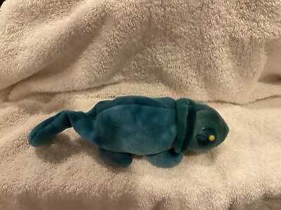 Ty Beanie Baby Rainbow The Chameleon VERY RARE First Run. PVC Pellets 5th Gen. • $29.99