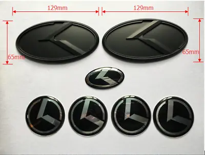 Black K Logo Badge Emblem 7pcs/set Fit KIA New Forte YD K3 2014- 2023 • $11.99