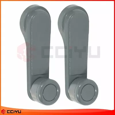 For Nissan 720 D21 Hardbody Pickup Window Crank Handle Gray Left & Right Setof 2 • $13.69