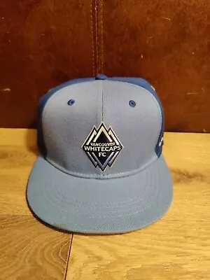 MLS Vancouver Whitecaps Soccer FC Adjustable Baseball Cap Hat Blue Budweiser  • $8.88