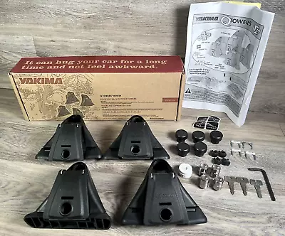 NEW Yakima Q Tower For Roof Rack Systems Set Of 4 Part #00124 • $109.99