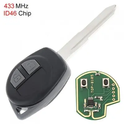 $20.99 • Buy 2 Buttons Remote Key Fob ID46 Chip Fit For SUZUKI SWIFT SX4 Alto IGNIS 2007-2013
