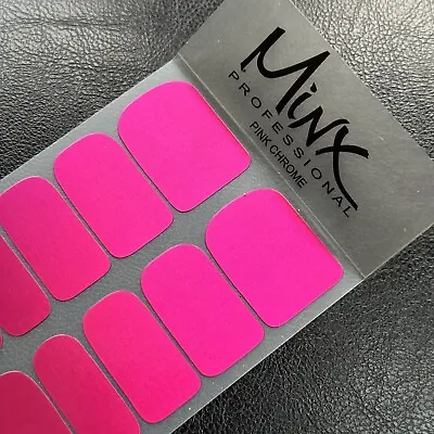 Minx Professional Nail Wraps - Pink Chrome • £15