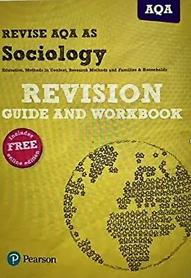 Revise AQA AS Level Sociology Revision Guide And Workboo... By Chapman Mr Steve • £9.65