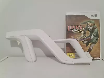 Link's Crossbow Training COMPLETE Nintendo Wii Game EXC Zapper Gun FREE POST • $39.99