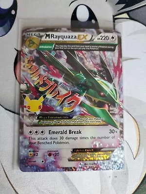 M Rayquaza EX 76/108 Celebrations Classic Collection Pokemon TCG  - NM • $11.49