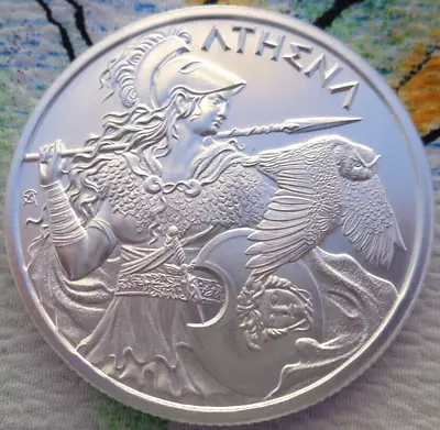 1 Oz. ATHENA Greek Mythology Series #6 Rounds BU .999 Fine Silver • $45.99