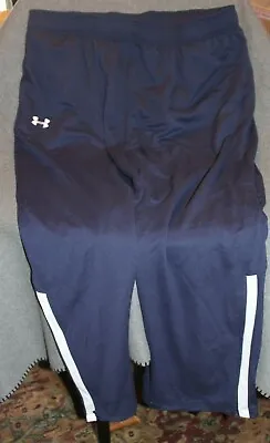 UNDER ARMOUR UA CAMPUS WARM-UP PANTS - MIDNIGHT NAVY - Size 3XL • $49.99