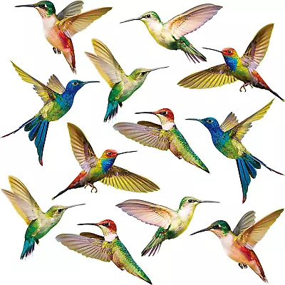 Window Clings Anti Collision Stickers Decor Bird For Sliding Glass Doors 18 Pack • $12.01