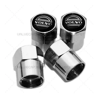 4pcs Hex Fit Volvo Car Wheels Tire Air Valve Caps Stem Dust Cover Sport Decor • $7.99