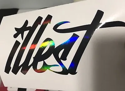 Illest Decal Sticker Illest Lowered JDM Stancenation Hellaflush MANY OIL SLICK • $4.50